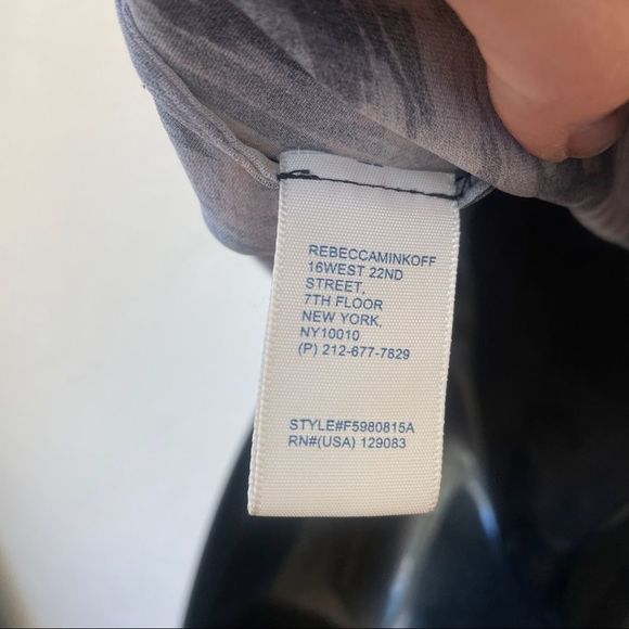 Rebecca Minkoff silk pattern multicolored strap top small - Picture 6 of 8